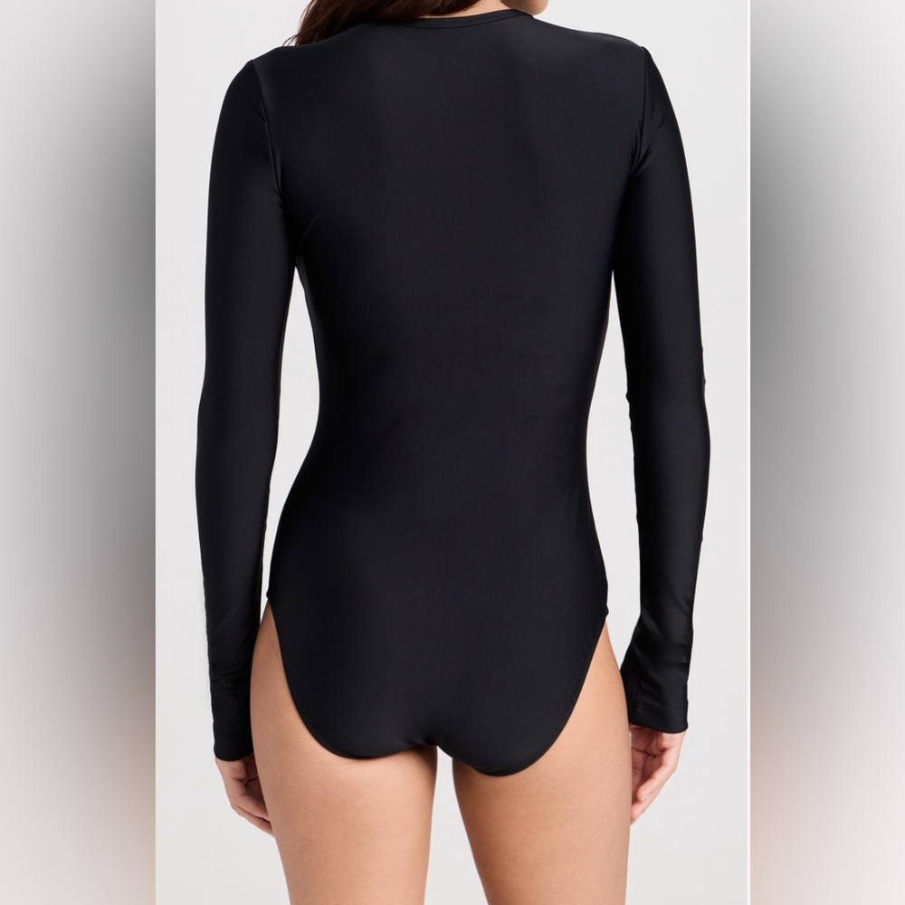 Cover Long Sleeve black Protective Swim Jersey UPF 50+